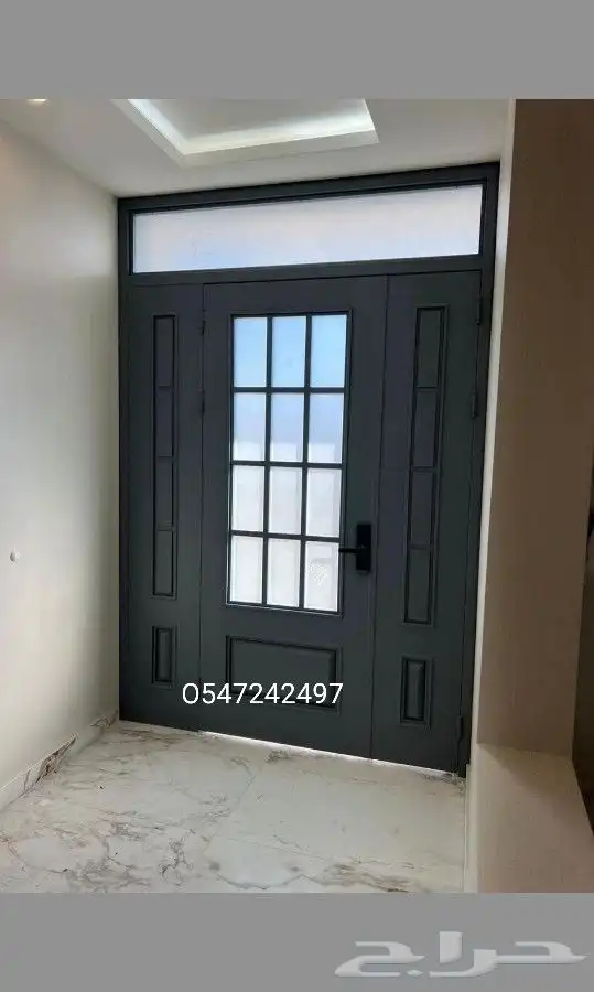أعمالنا بالابواب الحديد الكلاسيك والكلادينج 6