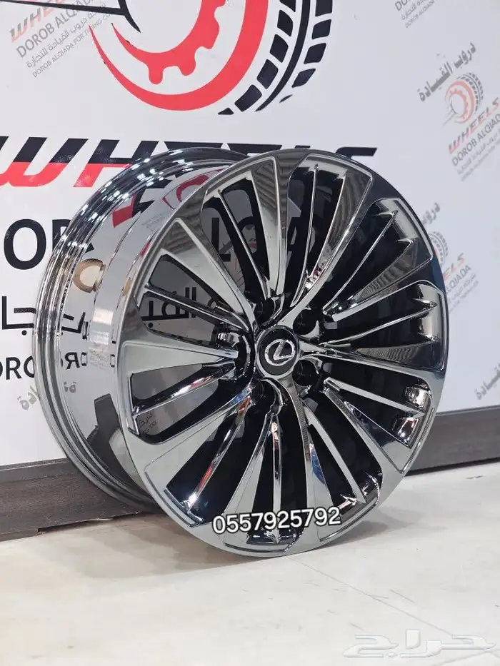 جنوط لكزس LS 500 ال اس ls 500 نيكل محروق ياباني 2024 3