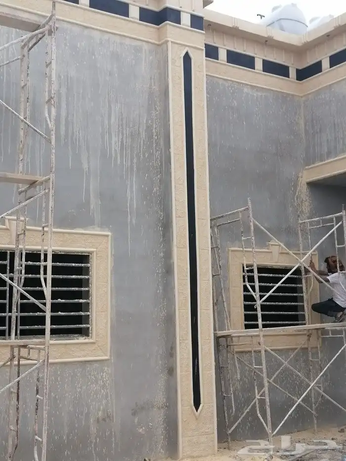 ديكور خارجي لياسه ملونه 8