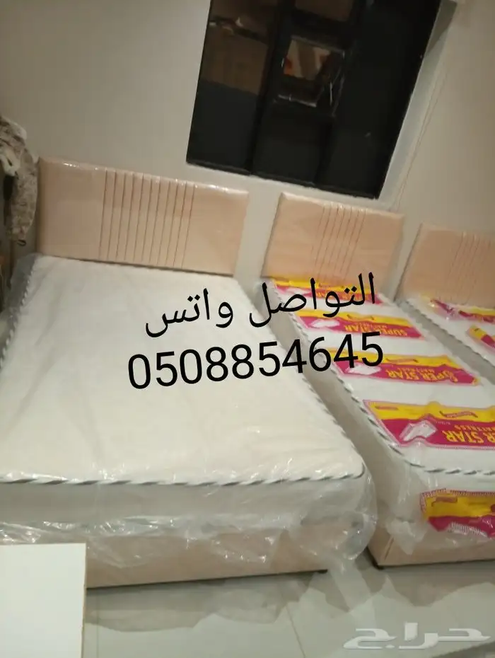 متوفر سراير حديد وسراير خشب ومراتب مفارش بسعر المصنع 2