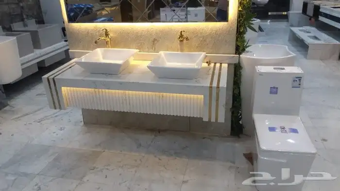 مغاسل تفصيل رخام _ ادوات صحيه _ديكورات 8