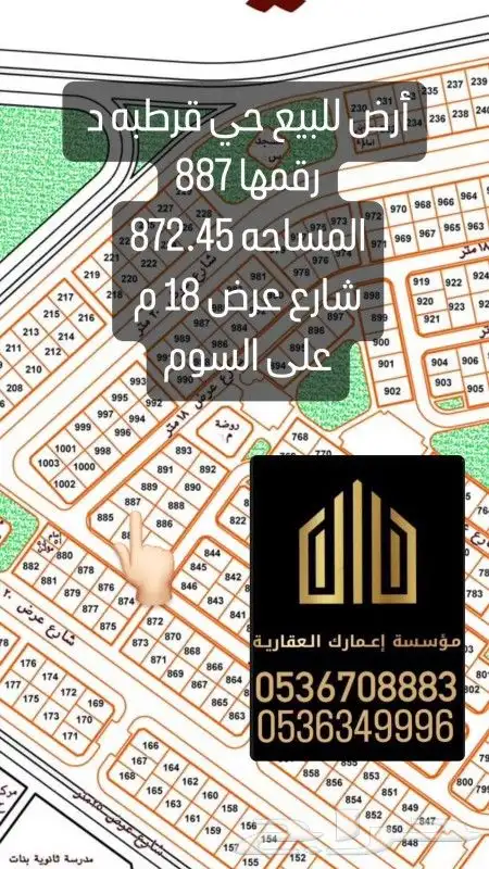 اراض للبيع جميع الأحياء بسعر مناسب 3