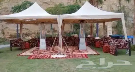 تاجير خيام تأجير بيوت شعر كل لوازم الحفلات والمزدات المزاين 1