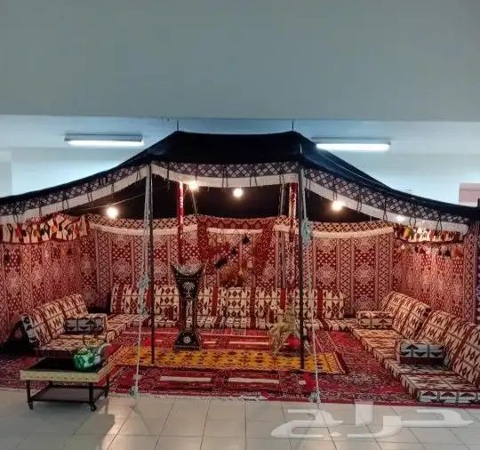 تاجير خيام تأجير بيوت شعر جميع لاوزم الحفلات والمزدات ومزاين 6