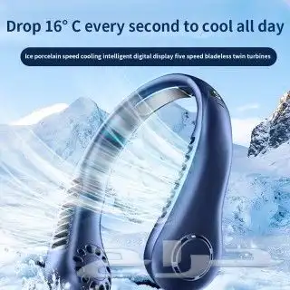مكيف محمول على شكل سماعة رأس 1