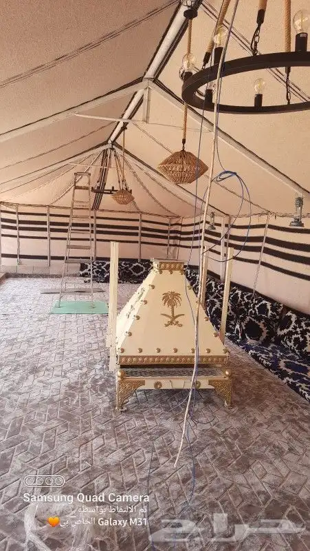 تجهيز مخيمات بيوت شعر غرف خشب خيام 5