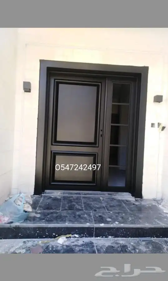 أعمالنا بالابواب الحديد الكلادينج والالمنيوم 4