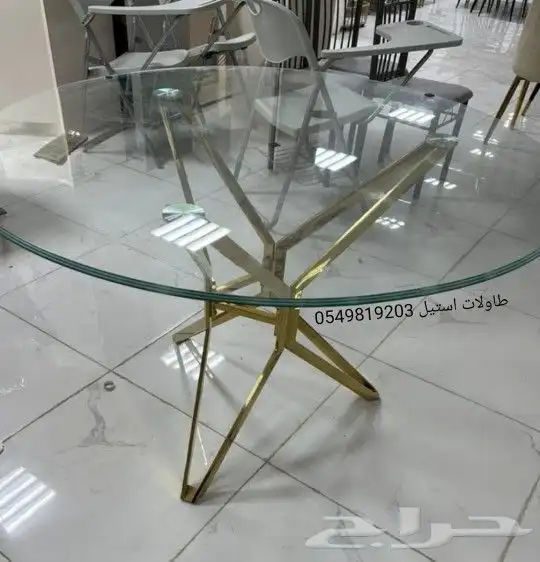 لبيع طاولات كراسي حفلات نابليون شفاف طاوولات طعام 13