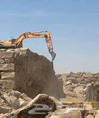 بوكلين للإيجار بساعه واليوميه ومباني حجر بالبكلين وبليد وربر 2