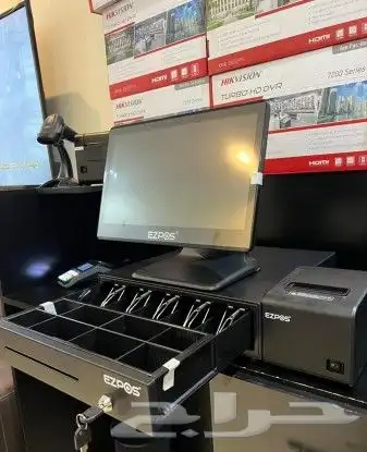 جهاز كاشير لمس مع نظام معتمدللمطاعم ومقاهي شامل تركيب وتدريب 0