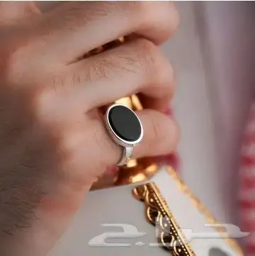 اهدي من تحب خاتم فضه ملكي عيار 925 بالاسم حسب الطلب 34