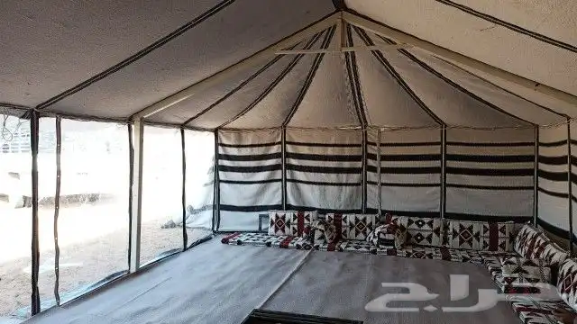 خيام بيض بيوت شعر ابيض تجهيز مخيمات 1
