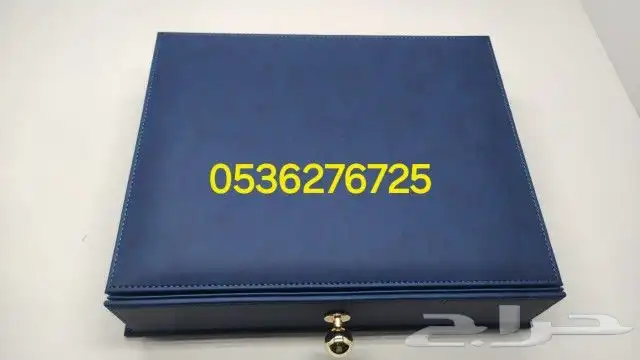 علب الهدايا و ملفات الجلد الفاخر دسك ماوس باد كوستر شاي 0