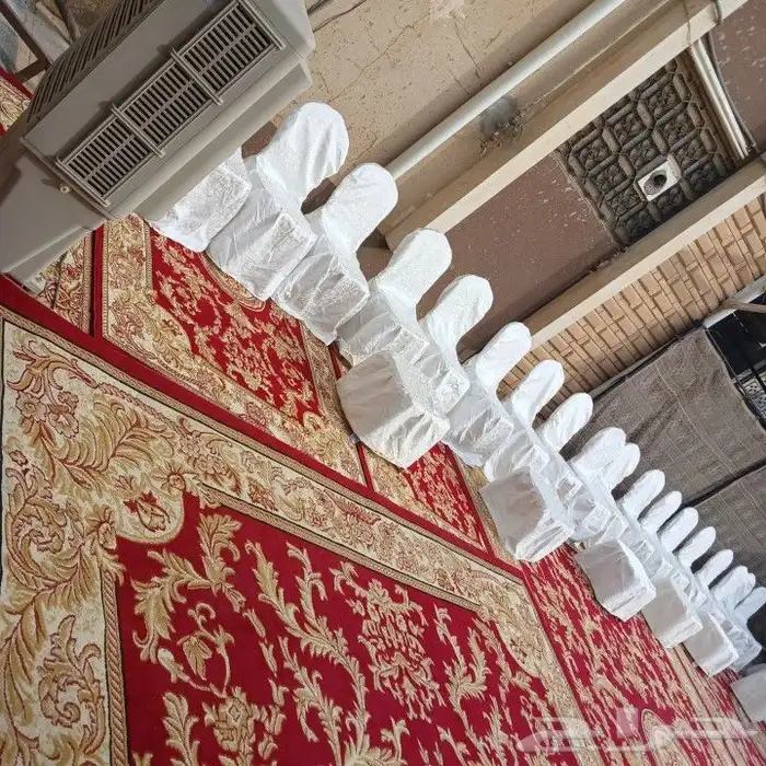 تأجير للحفلات والمناسبات كراسي وطاولات سماعات استقبالات 3