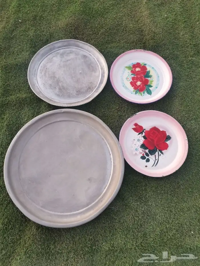 صحون معدن وغضار 4
