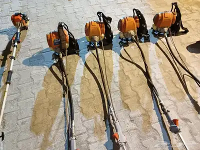 للبيع مجموعة منشار ومحشات بانزين 8