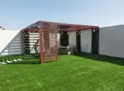 مضلات  سواتر برجولات  عشب صناعي جلاسات خارجيه 3
