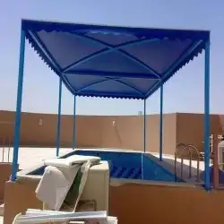 مظلات مواقف سيارات ضد الشمس نسبه الظل 90 100 0