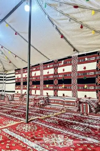 يتوفر لدينا جميع مقاسات البيوت الشعر الأبيض والأسود 7