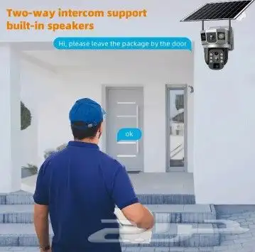 كاميرا مراقبة متحركه 6k بشريحة 12 ميجابكسل بشريحه 8