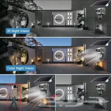 كاميرا مراقبة متحركه 6k بشريحة 12 ميجابكسل بشريحه 7