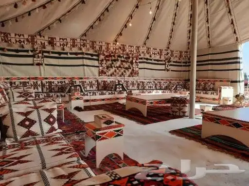 يتوفر لدينا جميع مقاسات البيوت الشعر الأبيض والأسود 5
