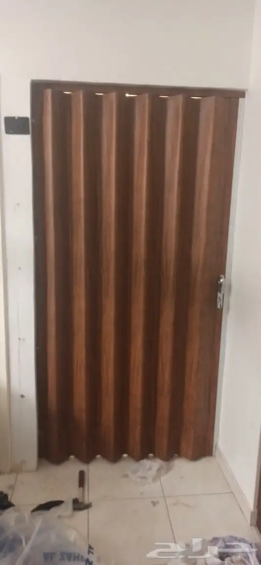 أبواب سحابة جلد وبلاستيك ابواب سحب 3