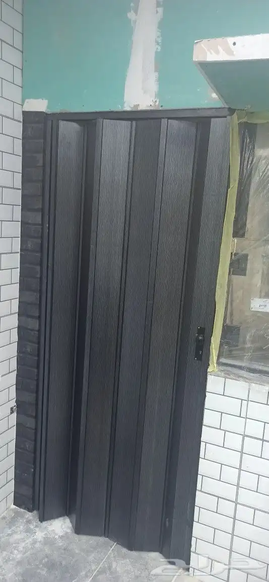 أبواب سحابة جلد وبلاستيك ابواب سحب 6