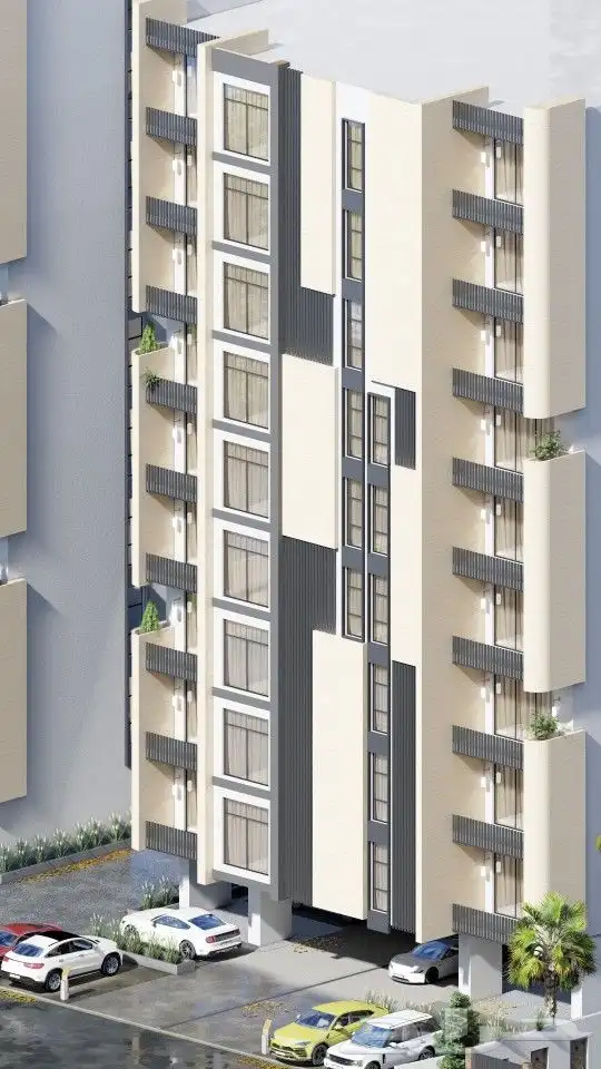 تصميم 3D مباني سكنية 4