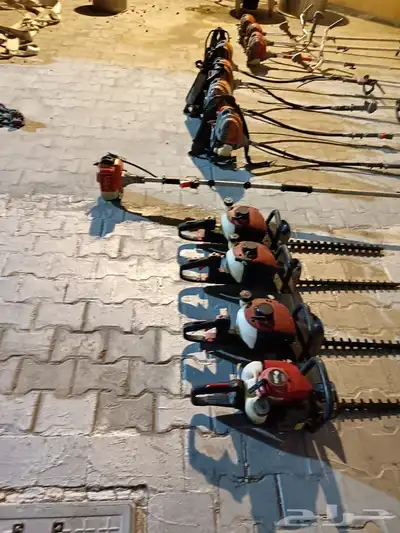 للبيع مجموعة منشار ومحشات بانزين 2