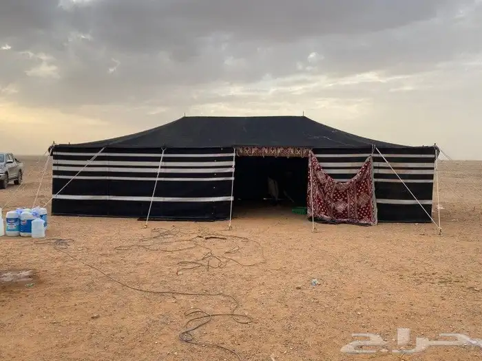 يتوفر لدينا جميع مقاسات البيوت الشعر الأبيض والأسود 8