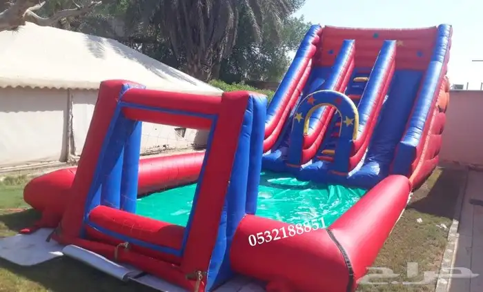 ايجار نطيطه زحليقه مائيه نطيطات بالرياض 2