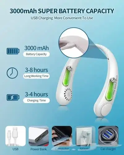 مروحة رقبة برودة الرياضة للاجواء الحارة 6