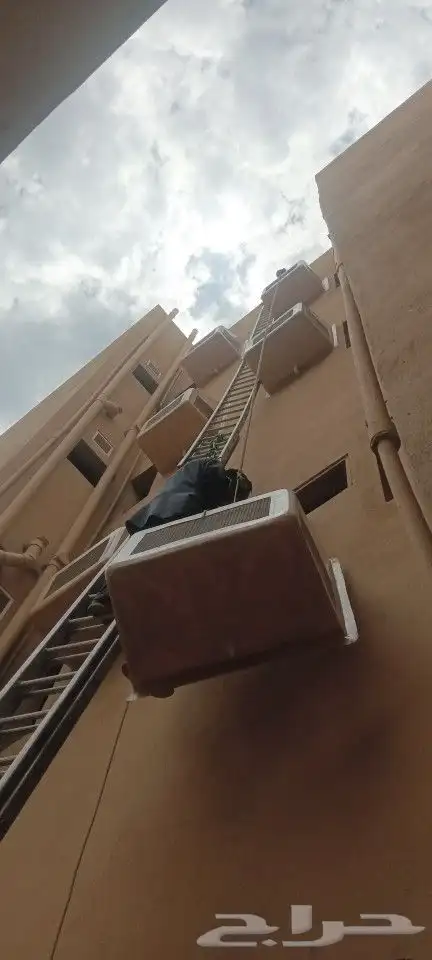 غطاء مكيف اغطية شفات طاردطيور خارجى شبك تيك 5