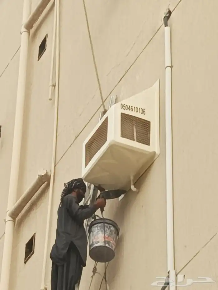 غطاء مكيف اغطية شفات طاردطيور خارجى شبك تيك 3
