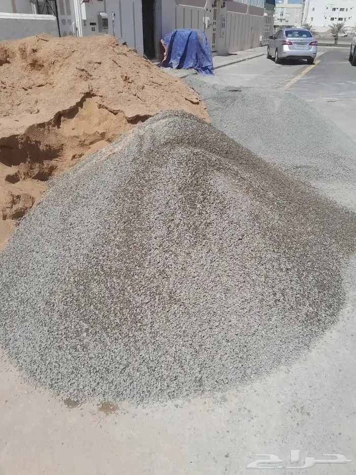 رمل مغسول رمل ابيض رمل عادي تربه زراعيه بحص أبيض خرسانه 0