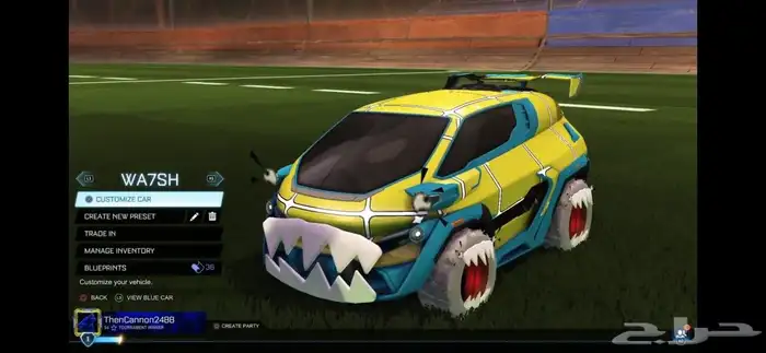 حساب rocket league 21