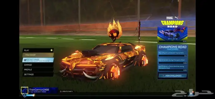 حساب rocket league 0