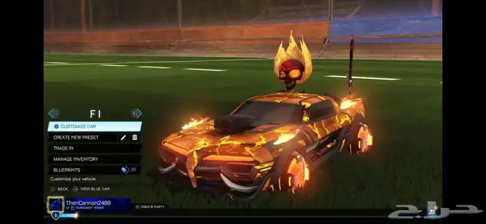 حساب rocket league 30