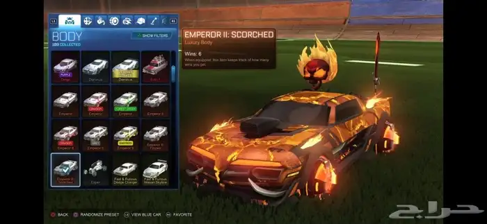 حساب rocket league 2