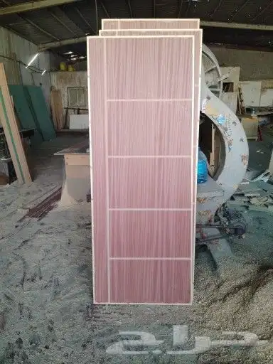 Iron Wood Doors باب خشب wpc 46