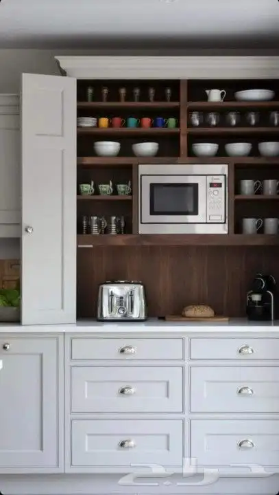 مطابخ خشب مطابخ  المنيوم  دريسنج_روم صاج رخام 8