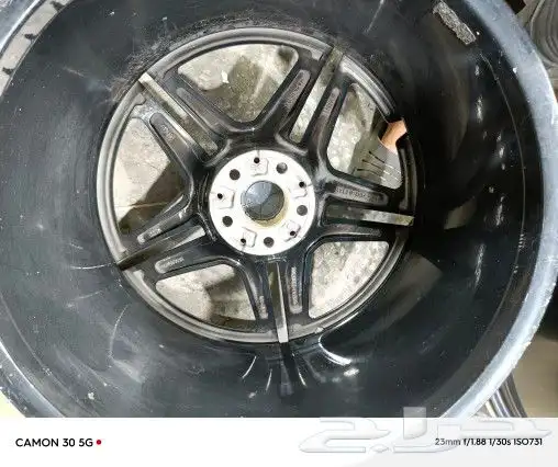 جنوط مرسيدس 21 اللون الاسود والرمادي 6