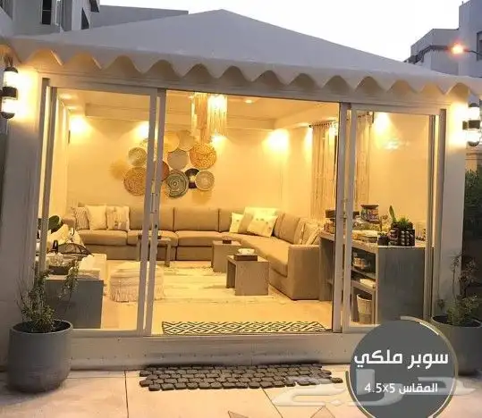 خيام الباحة تلبيس قماش مشبات مداخن بيوت شعر 6