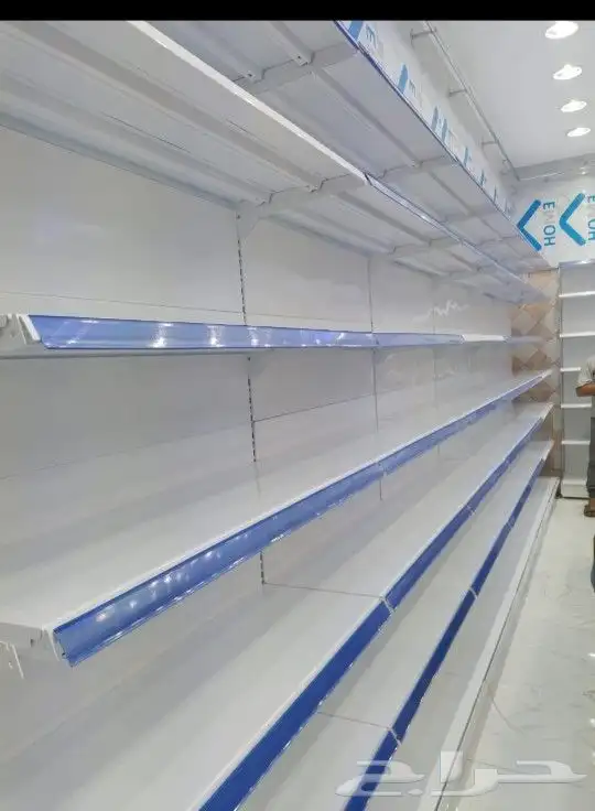 رفوف سوبرات بقالات صيدليات منازل مستودعات مكاتب 0