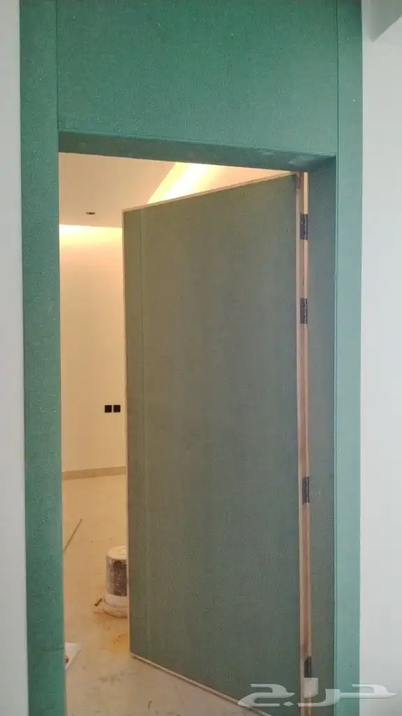 Iron Wood Doors باب خشب wpc 2