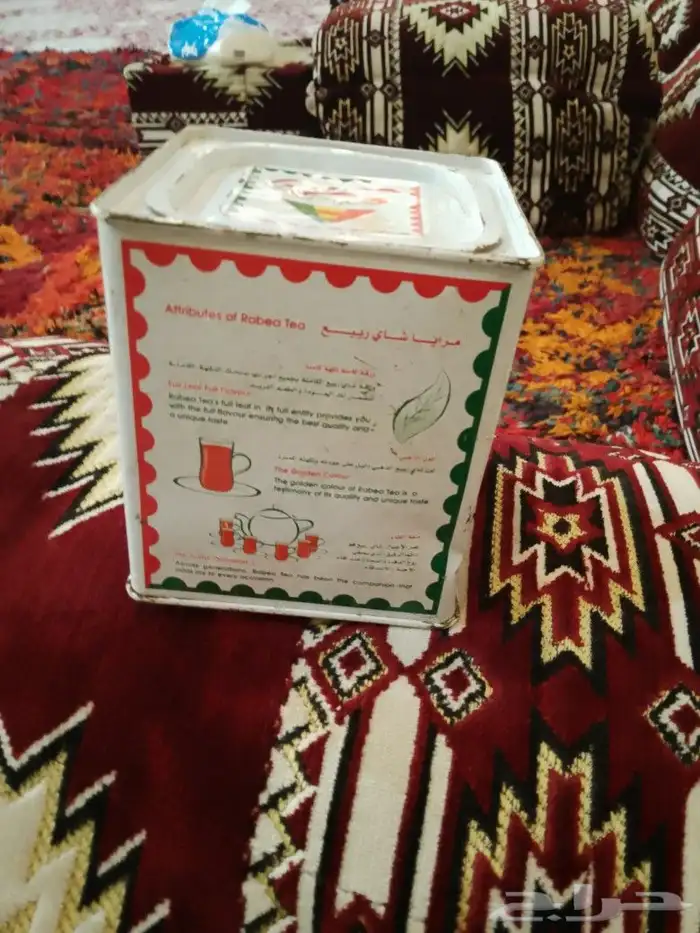 علبه شاي ربيع قديمه 6