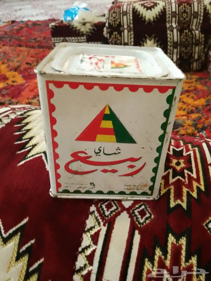 علبه شاي ربيع قديمه 4