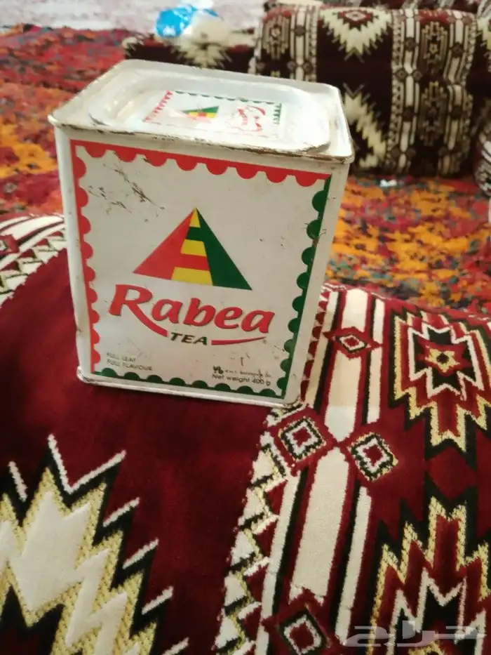 علبه شاي ربيع قديمه 5