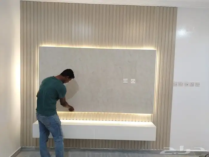 ديكورات داخليه تنسيق مداخل خلفيات شاشه ارضياة باركيه خشب 3
